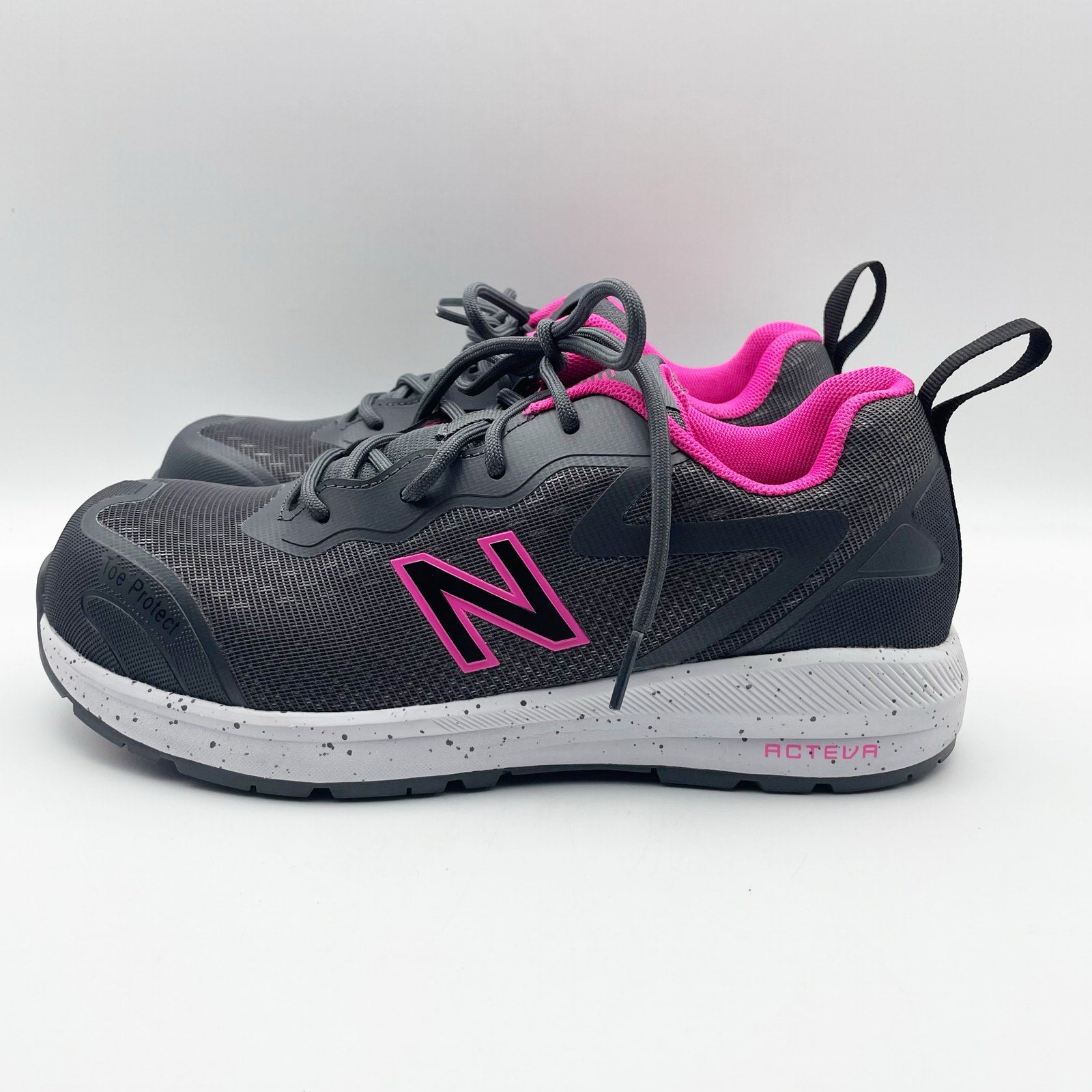 New Balance Womens Logic Work Shoes Size 6.5 Grey Comp Toe EH PR SR Sneakers NIB