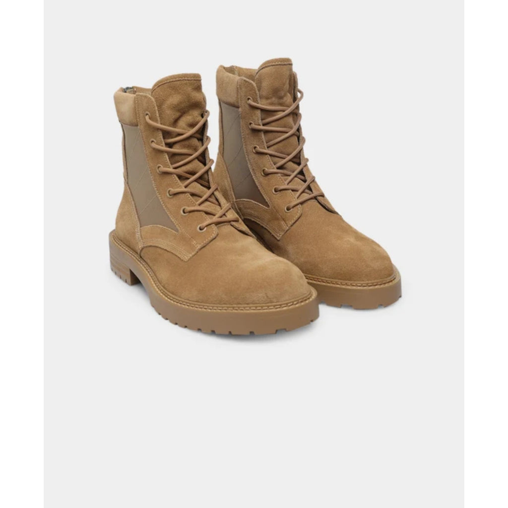 Saint Morta Mens Legion Ankle Combat Boots Size 8 EU 42 Camel Tan Suede NIB