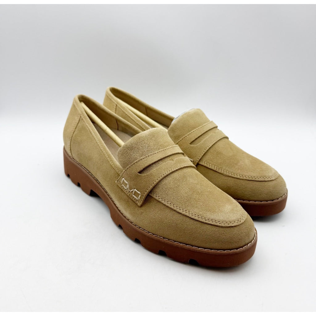 Vionic Women's Cheryl ll Loafers Size 8.5 M EU 39 Tan Sand Seude NIB