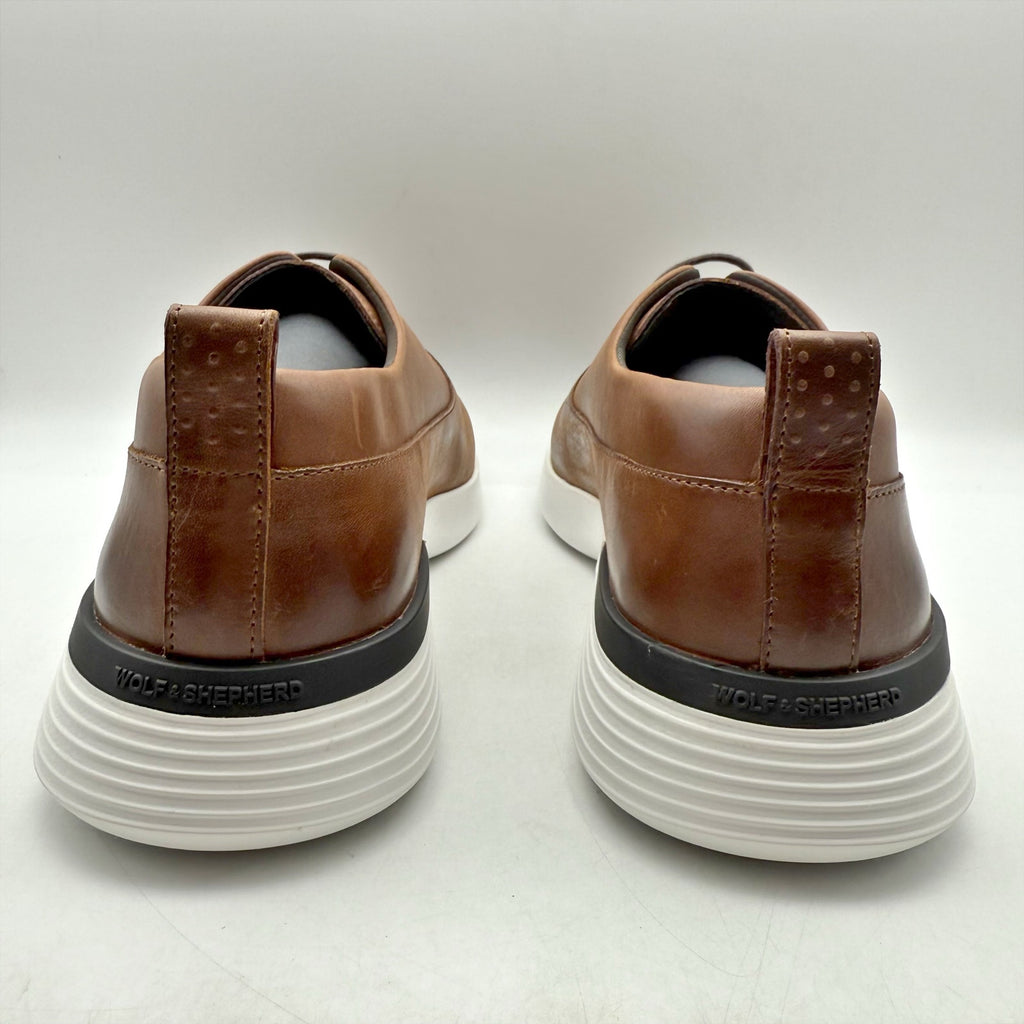 Wolf & Shepherd Men Crossover Longwing Oxford Sneaker 11.5 M Brown Leather NIB