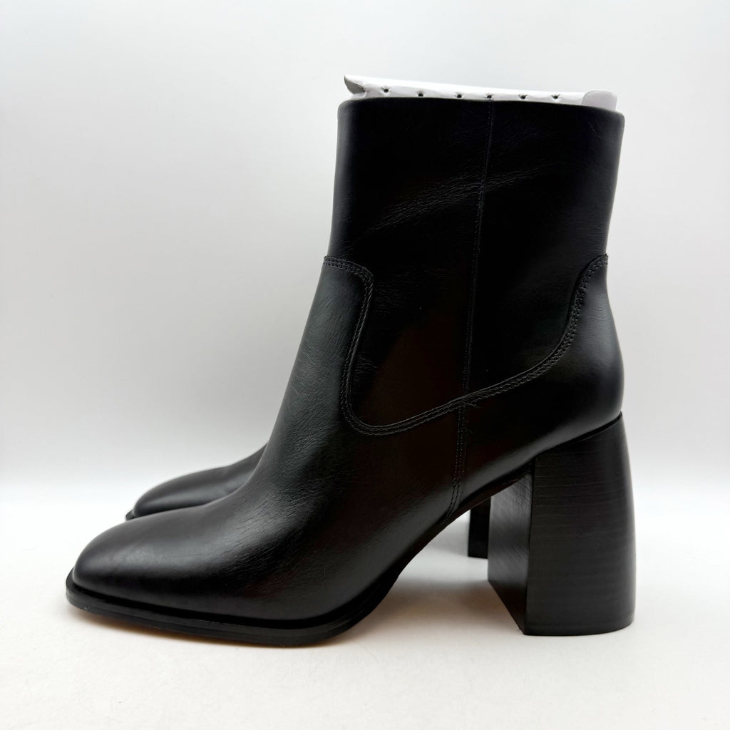 Vince Camuto Womens Dayana Ankle Boots US 10 M EU 41.5 Black Leather NIB