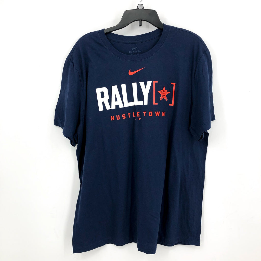 Nike Mens Houston Astros Rally Home Graphic T-shirt XXL Navy Chattanooga NWT