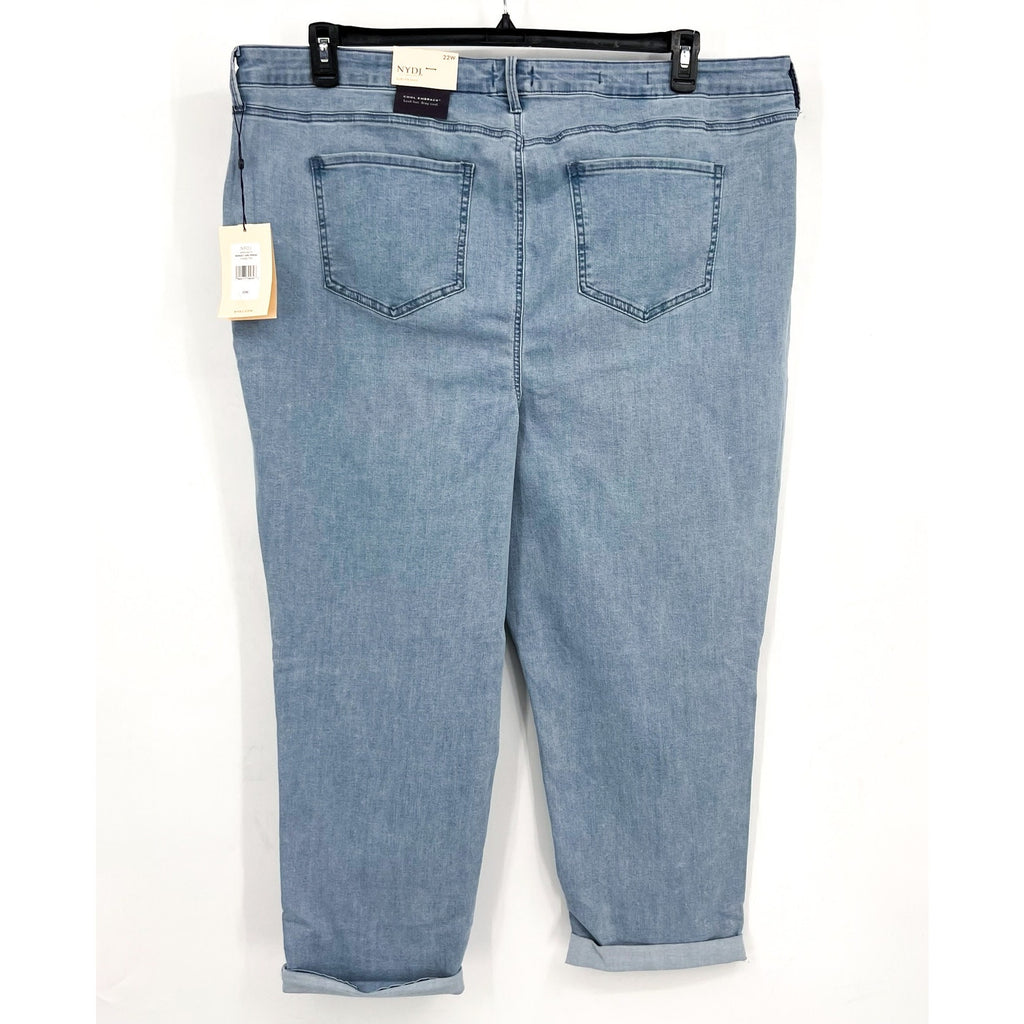NYDJ Womens Margot Girlfriend Jeans Size 22W Kingston Blue NWT