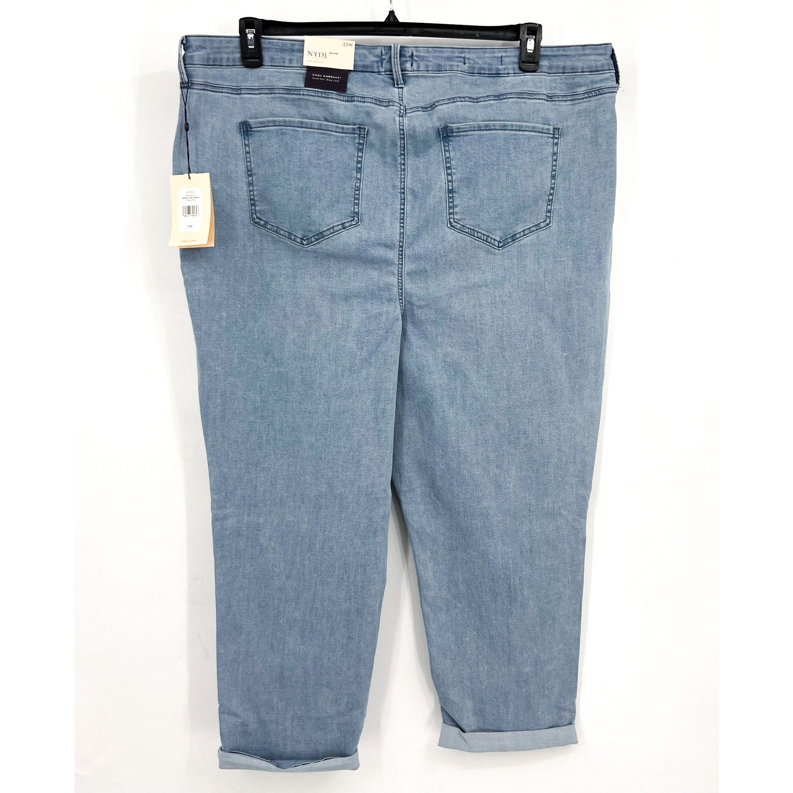 NYDJ Womens Margot Girlfriend Jeans Size 22W Kingston Blue NWT
