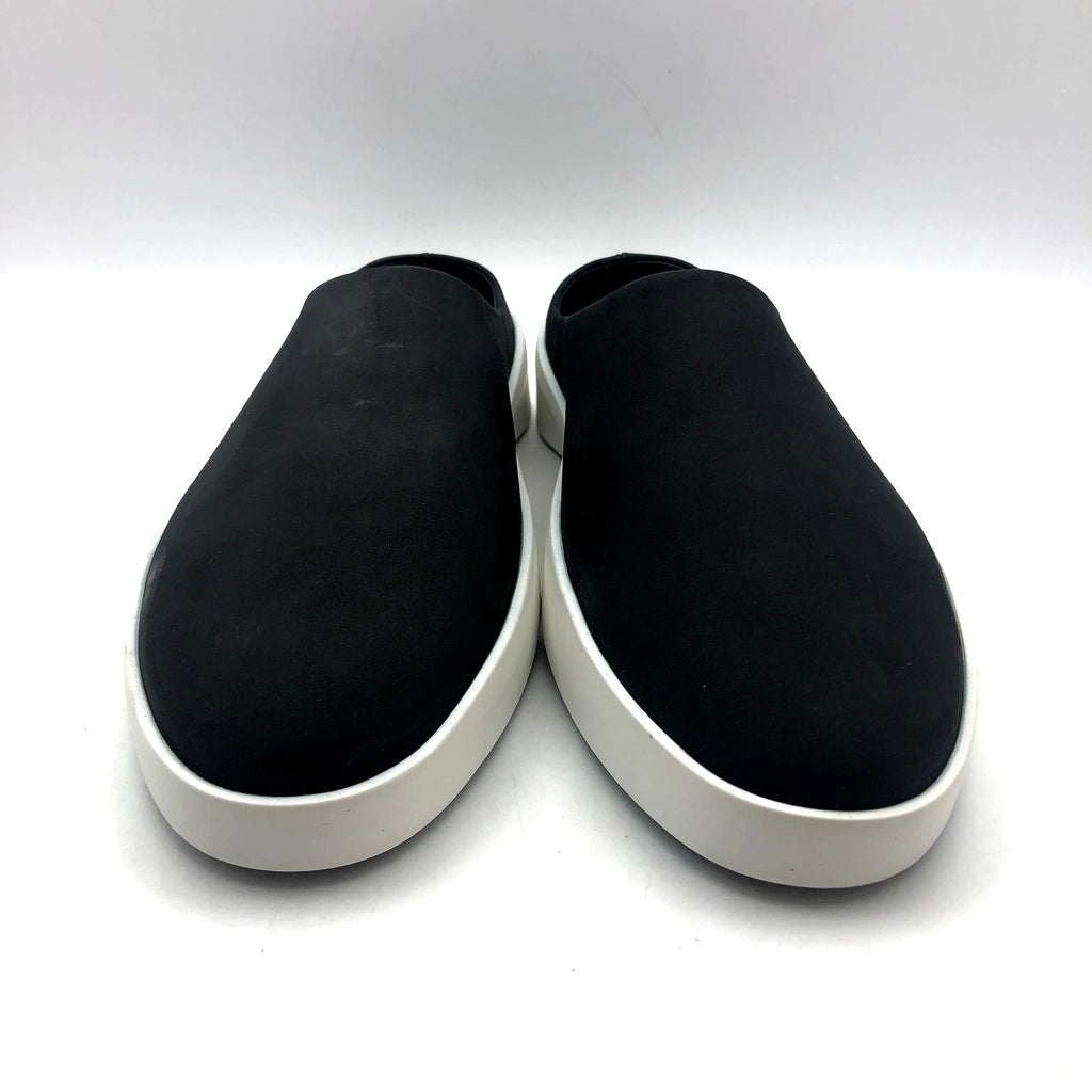 Wolf & Shepherd Cruise Mule Slip On Shoes Mens 7.5 Womens 9 Black Leather NIB