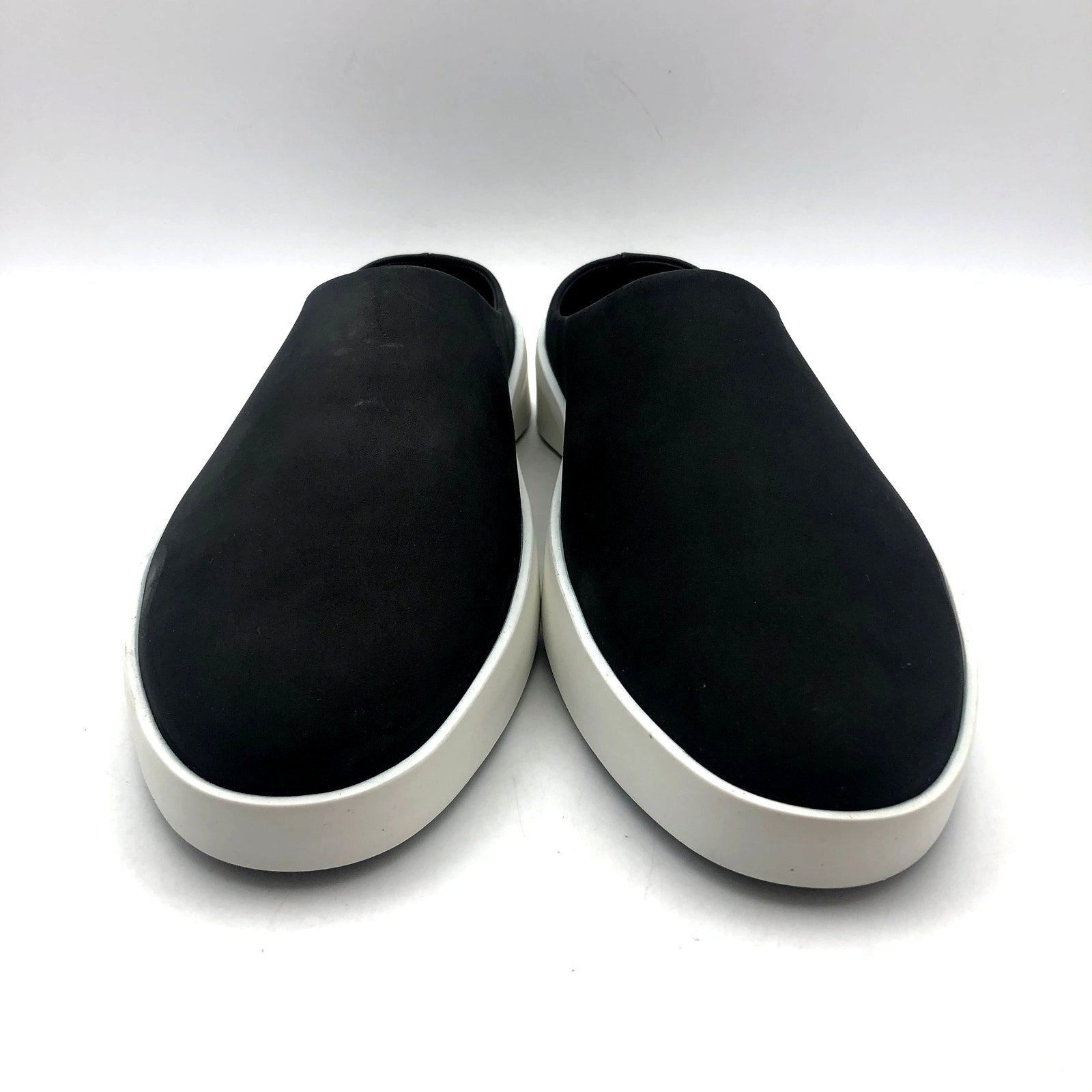 Wolf & Shepherd Cruise Mule Slip On Shoes Mens 7.5 Womens 9 Black Leather NIB