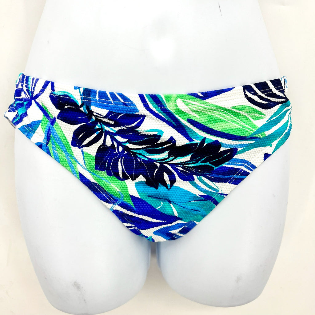 TOMMY BAHAMA Marina Hipster Bikini Bottom Small Beach Glass Blue Island Cays NWT