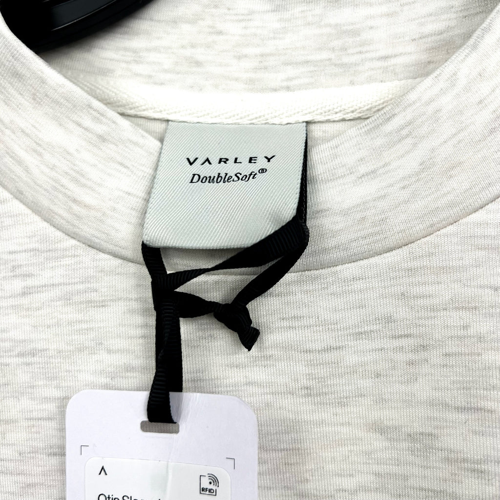 VARLEY Women's Otis Sleeveless Sweatshirt Size XS Ivory Marl Crewneck NWT