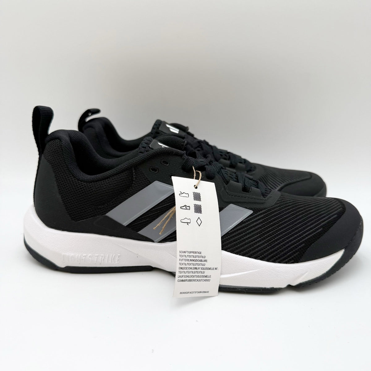 Adidas Womens Rapidmove 2 Athletic Shoes Size 10 Black White Training IH5256 NWT