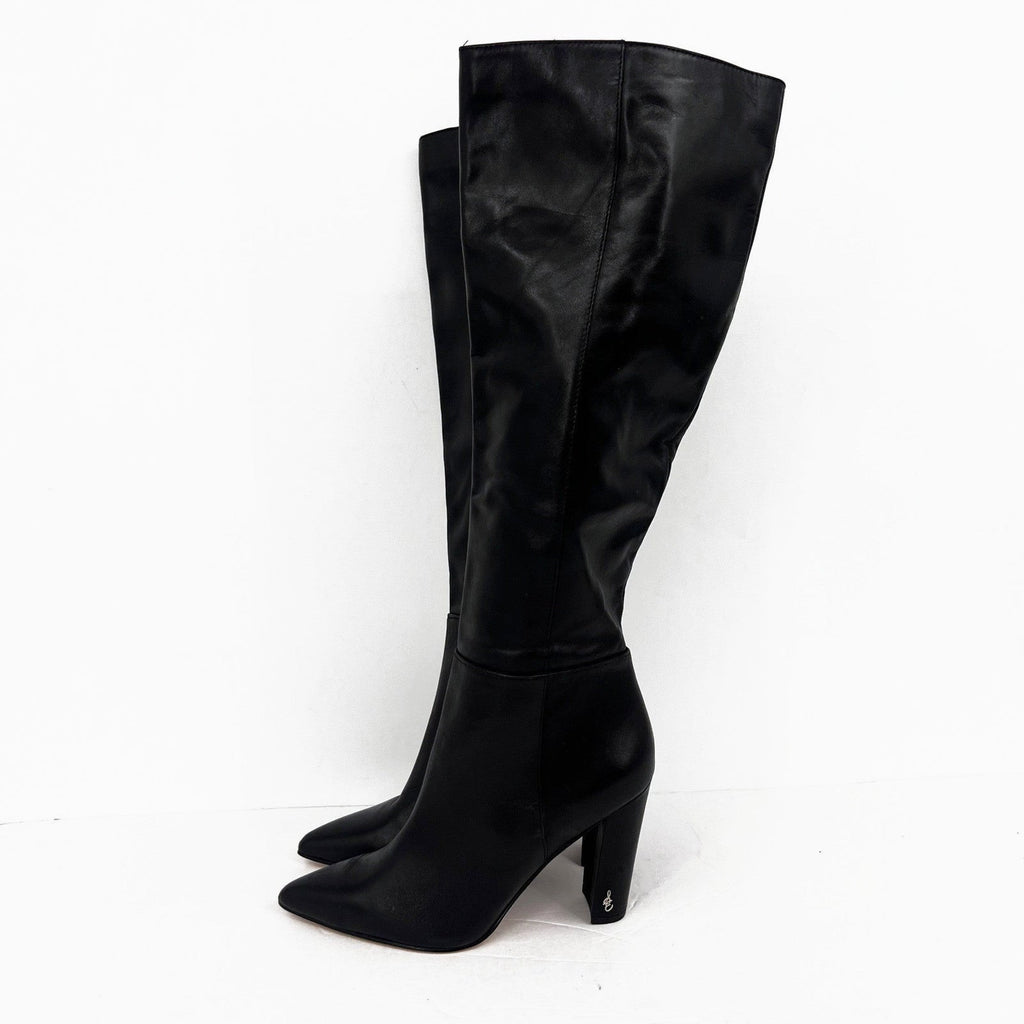 Sam Edelman Womens Raakel Knee High Boots Size 6 EU 36 Black Leather NWOB