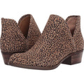 LUCKY BRAND Women's Baley 2 Ankle Bootie Size 5M Brown Leopard Suede NWOB