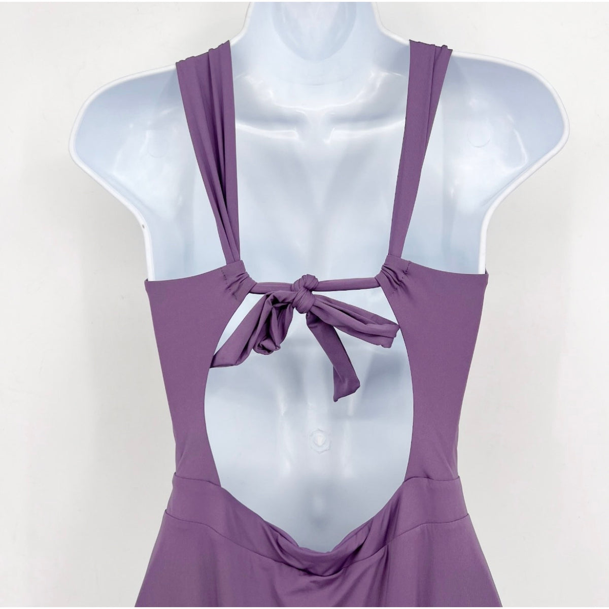 BECCA Women's Color Code Rylie Bandeau One-Piece Swimsuit Large Purple Fig NWT