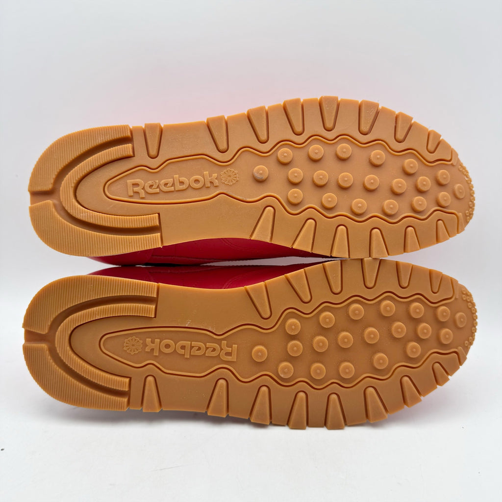 Reebok Mens Classic Sneakers US 11 EU 44.5 Red Leather Athletic NIB