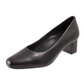 Trotters Womens Daria Pumps Size 9 WW Black Leather Heels NIB