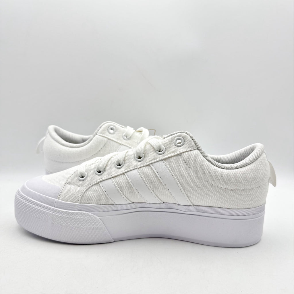 Adidas Womens Bravada 2.0 Skateboard Platform Sneakers US 8.5 White NWT