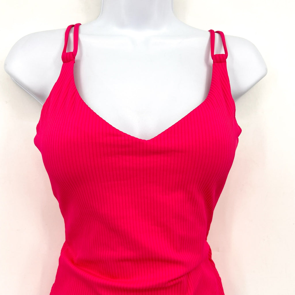 SUNSETS Women's Veronica One Piece Swimsuit Small Pink Begonia Sandbar Rib NWOT