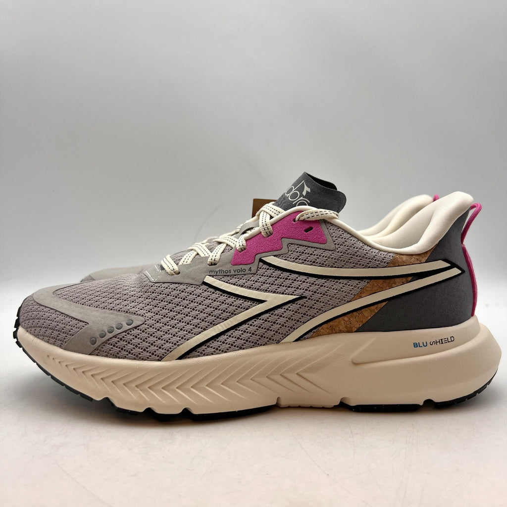 Diadora Womens Mythos Blushield Volo 4 2030 Athletic Shoes Size 9 Gray NIB
