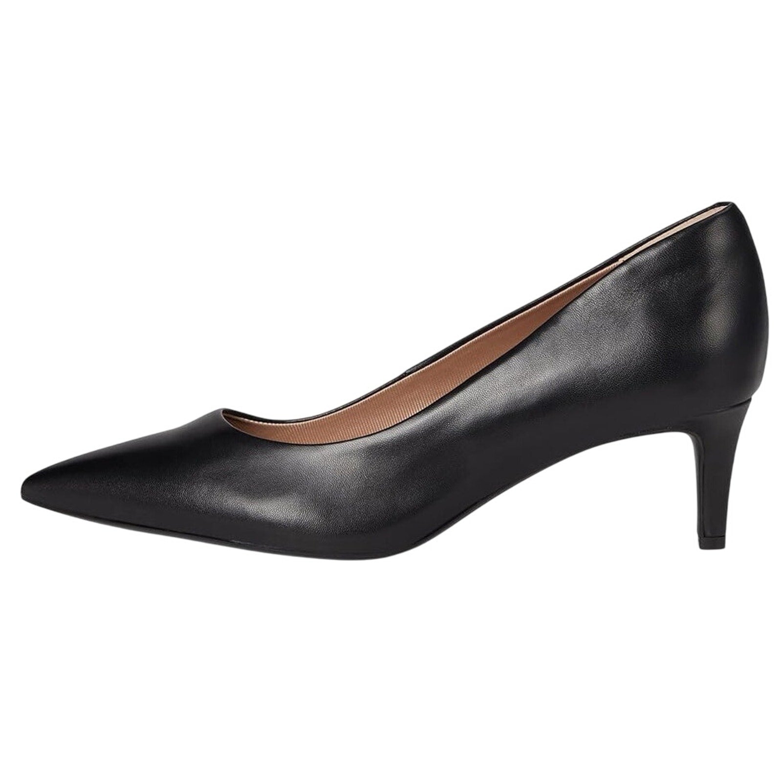 Rockport Womens Cindy Dress Pumps Size 7 Wide EU 37.5 Black Leather Heels NIB