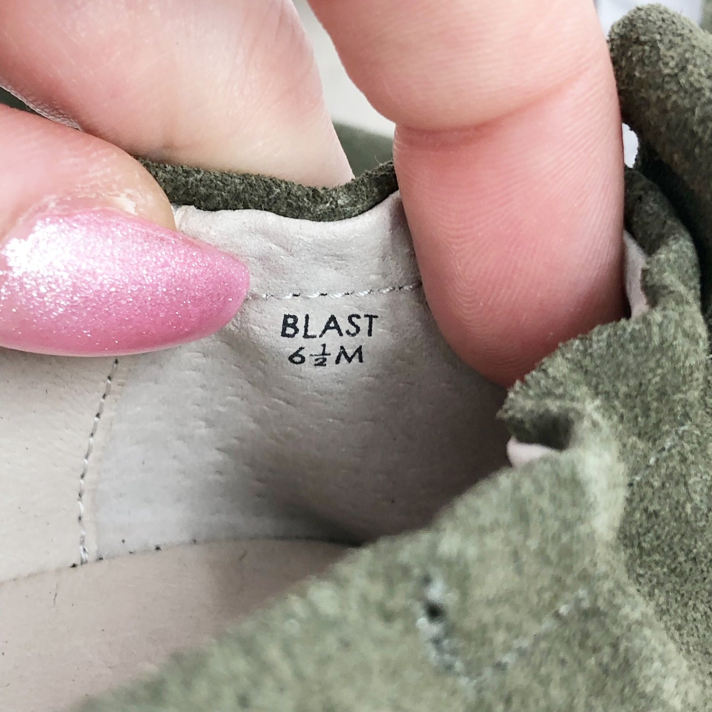 SANCTUARY Blast Suede Loafers 6.5 Olive Green Python-Embossed Bit NWOB