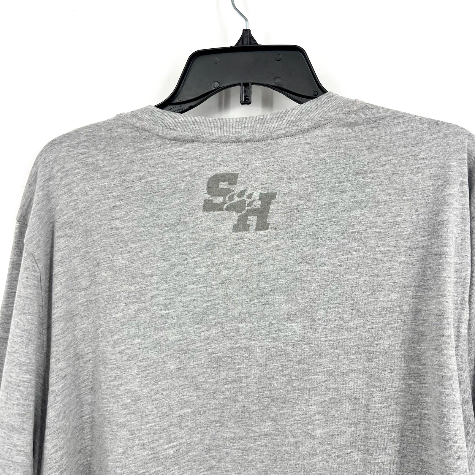 COLOSSEUM Mens Sam Houston State Bearkats T-Shirt XXL Grey Long Sleeve NWT