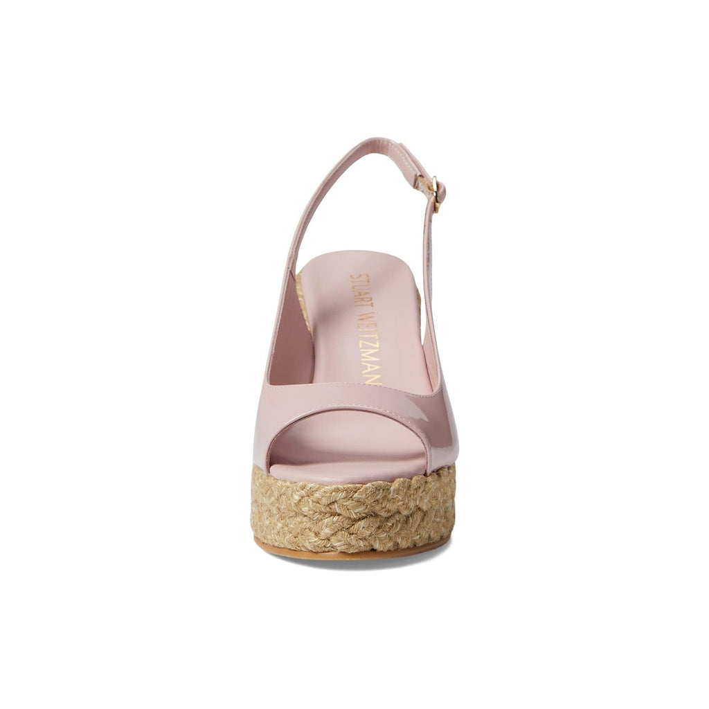 Stuart Weitzman Womens Island Sandal Espadrille Wedge US 9B EU 39.5 Pink NIB