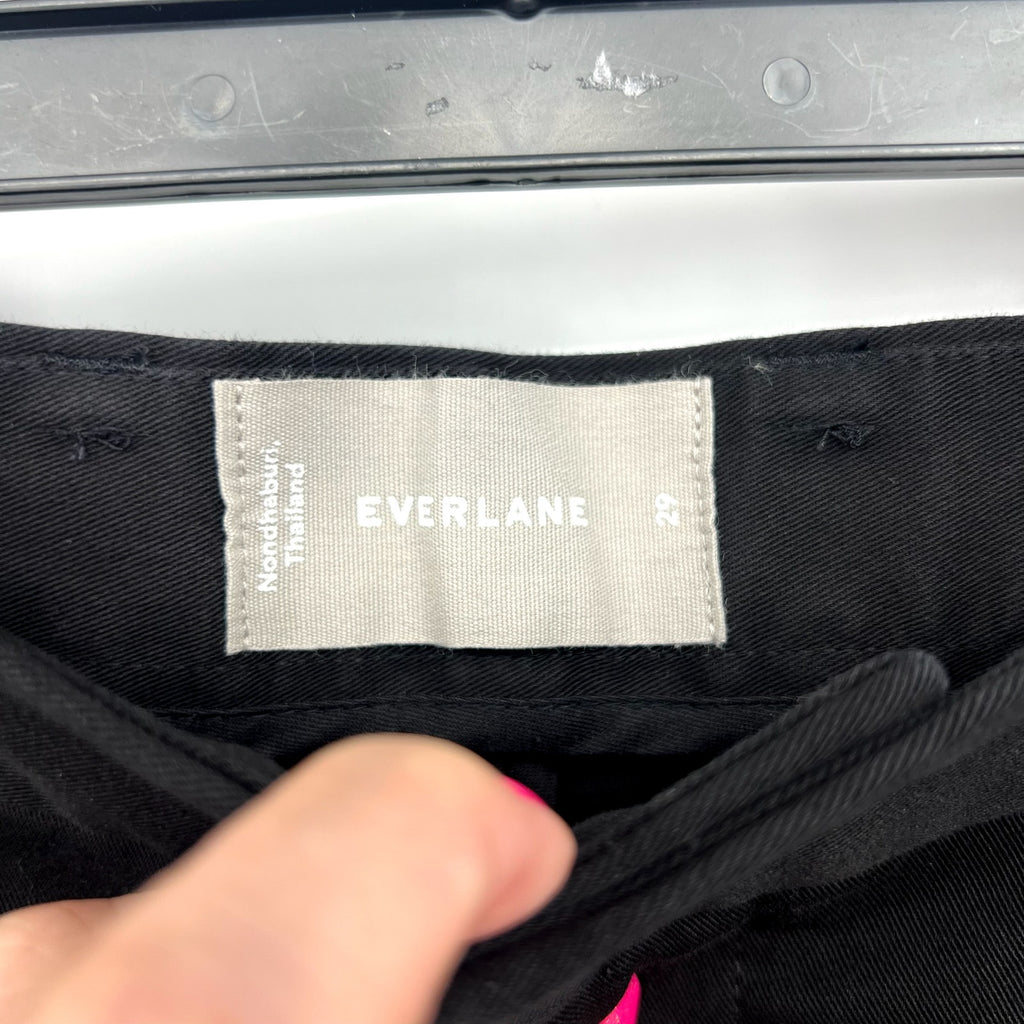 EVERLANE Men's The 7" Performance Chino Shorts Size 29 Black NWT