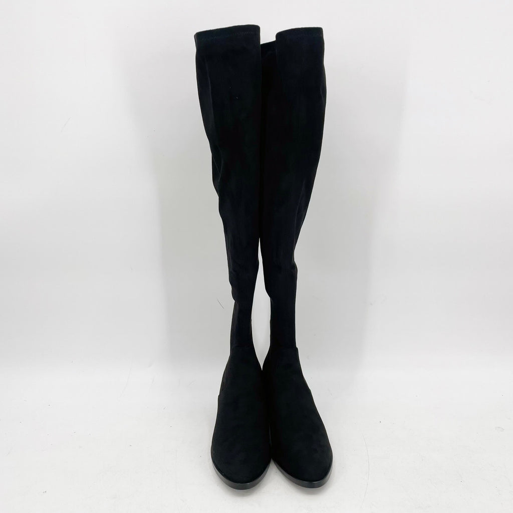 Steve Madden Women's Georgette Over the Knee Boots Size 8 Black Pull On NIB