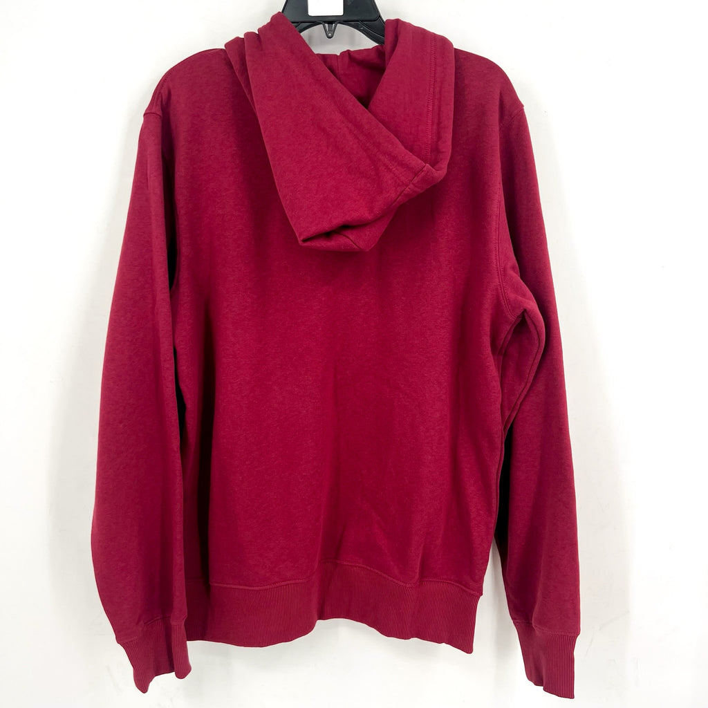 THE NORTH FACE Men Half Dome Hoodie Medium Red Beetroot Sweatshirt NWT