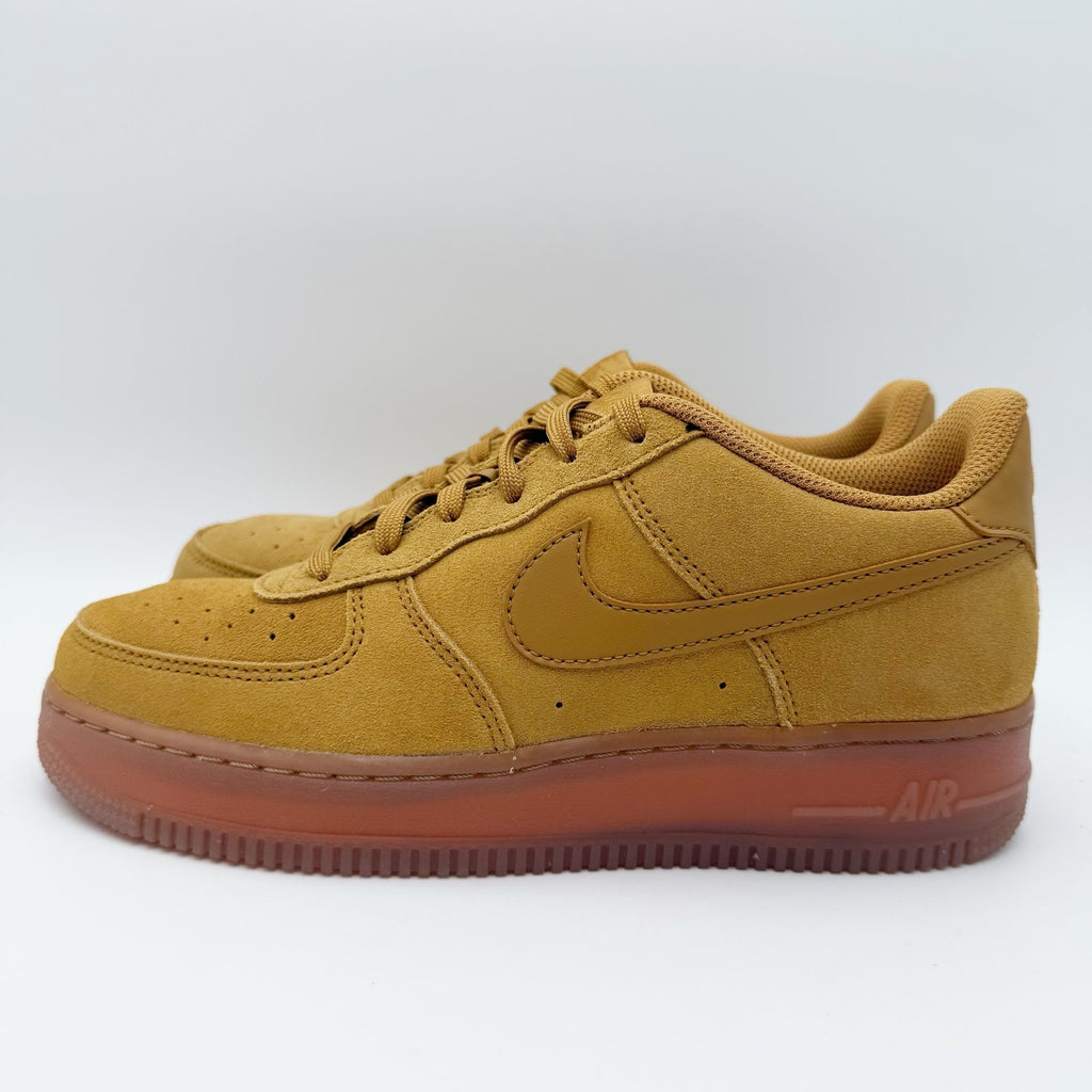 Nike AIR FORCE 1 LV8 3 Sneakers Youth 7 WOMENS 8.5 Wheat Brown Suede NWOB