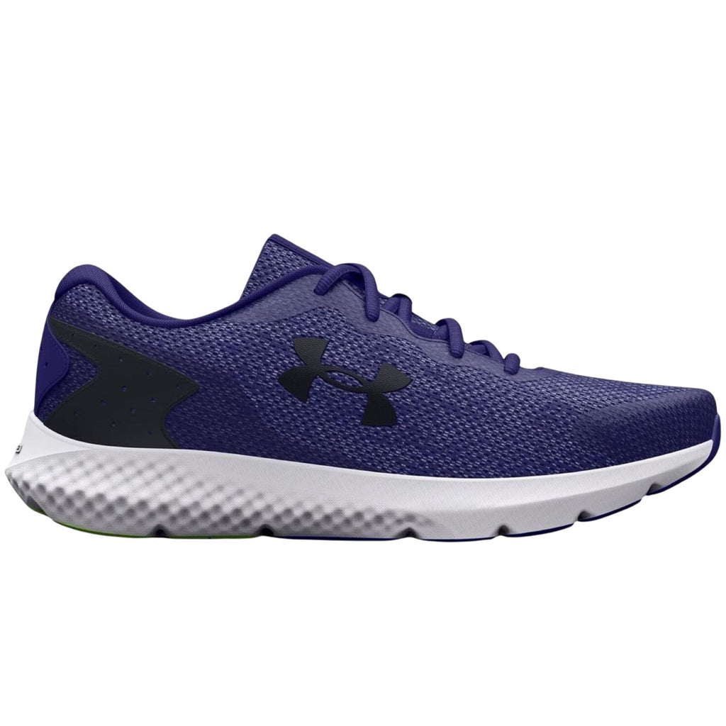 Under Armour Mens Charged Rogue 3 Athletic Shoe Size 10.5 Black Blue Running NIB