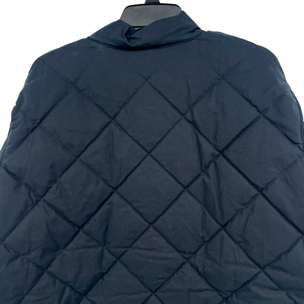Columbia Mens Rad Padded Jacket Large Black Full Zip Lined Quilted NWT