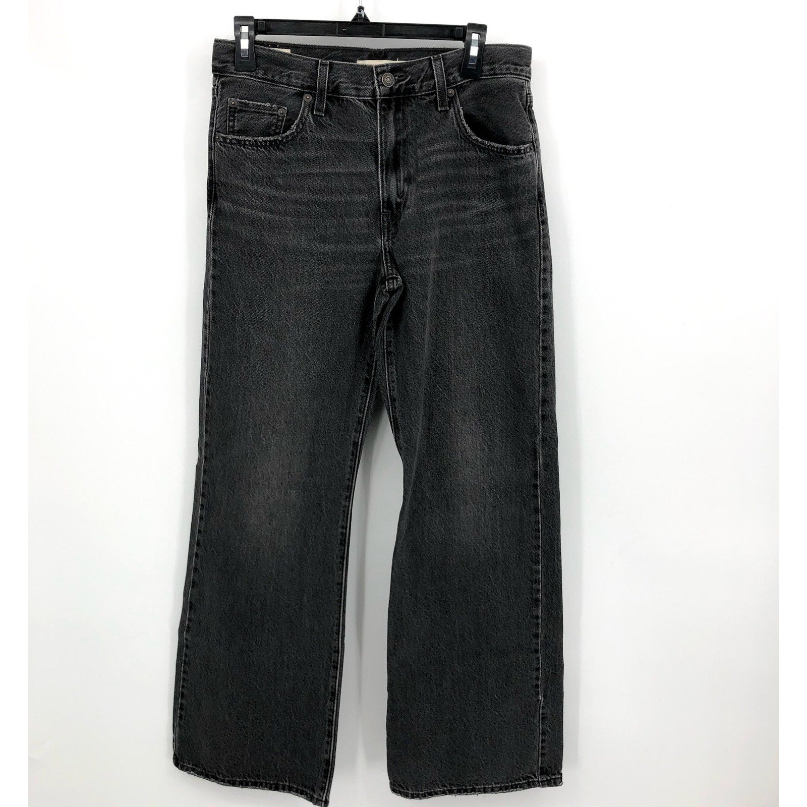 LEVI'S Women's Baggy Bootcut Jeans 27x31 US 4 Boot Barn Black A34950000 NWOT