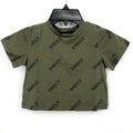 BARDOT JUNIOR Toddler Bardot Tee 4T Khaki Green Short Sleeves NWT