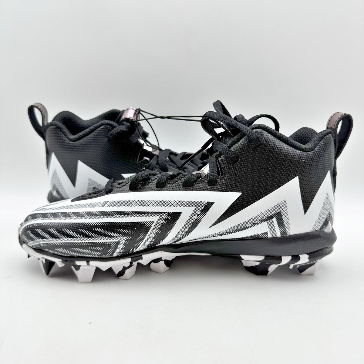 Adidas Kids Freak Spark MD 23 Football Cleats Size 3.5 Youth Black White NWOB