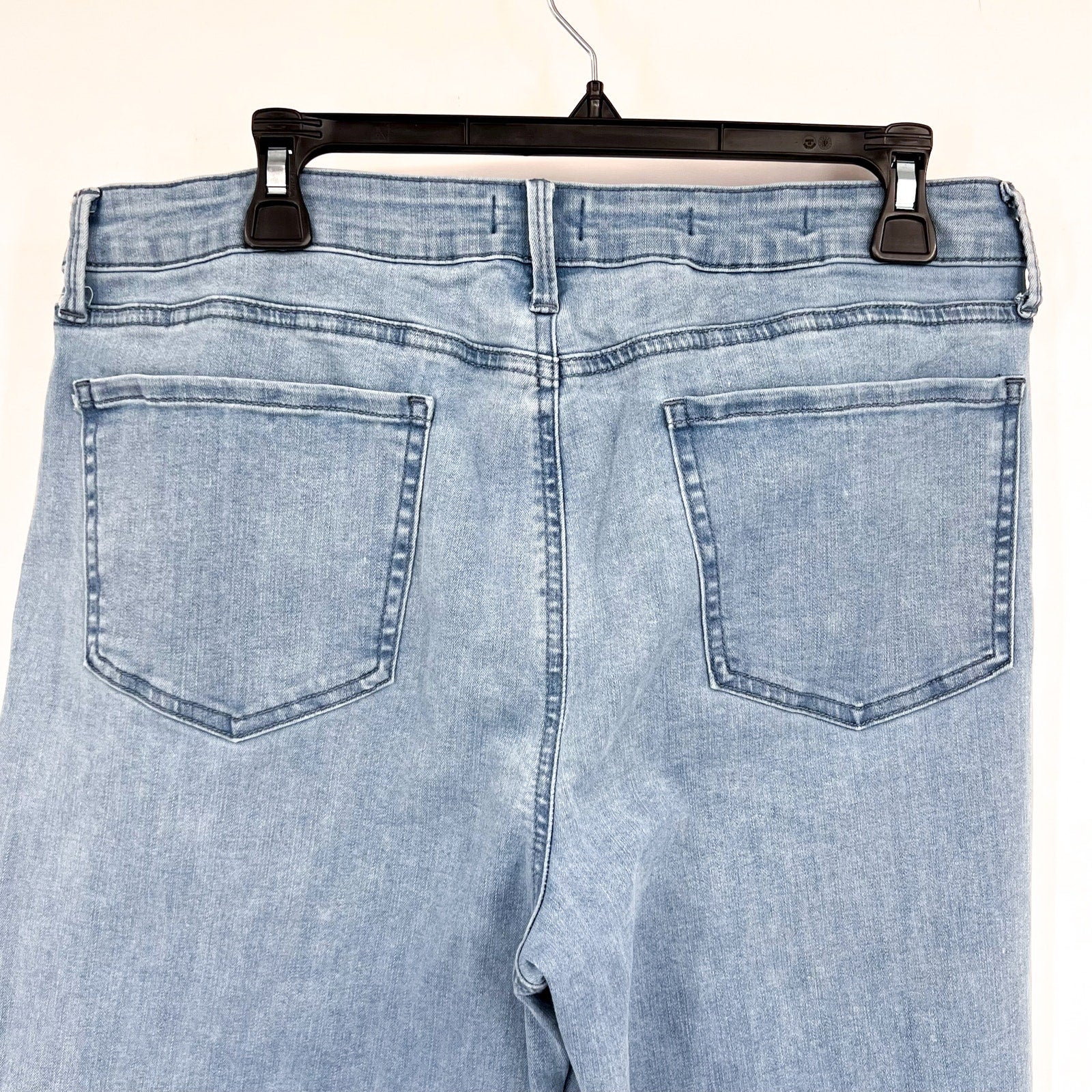 NYDJ Womens Margot Girlfriend Jeans Size 14 PETITE Kingston Blue NWT