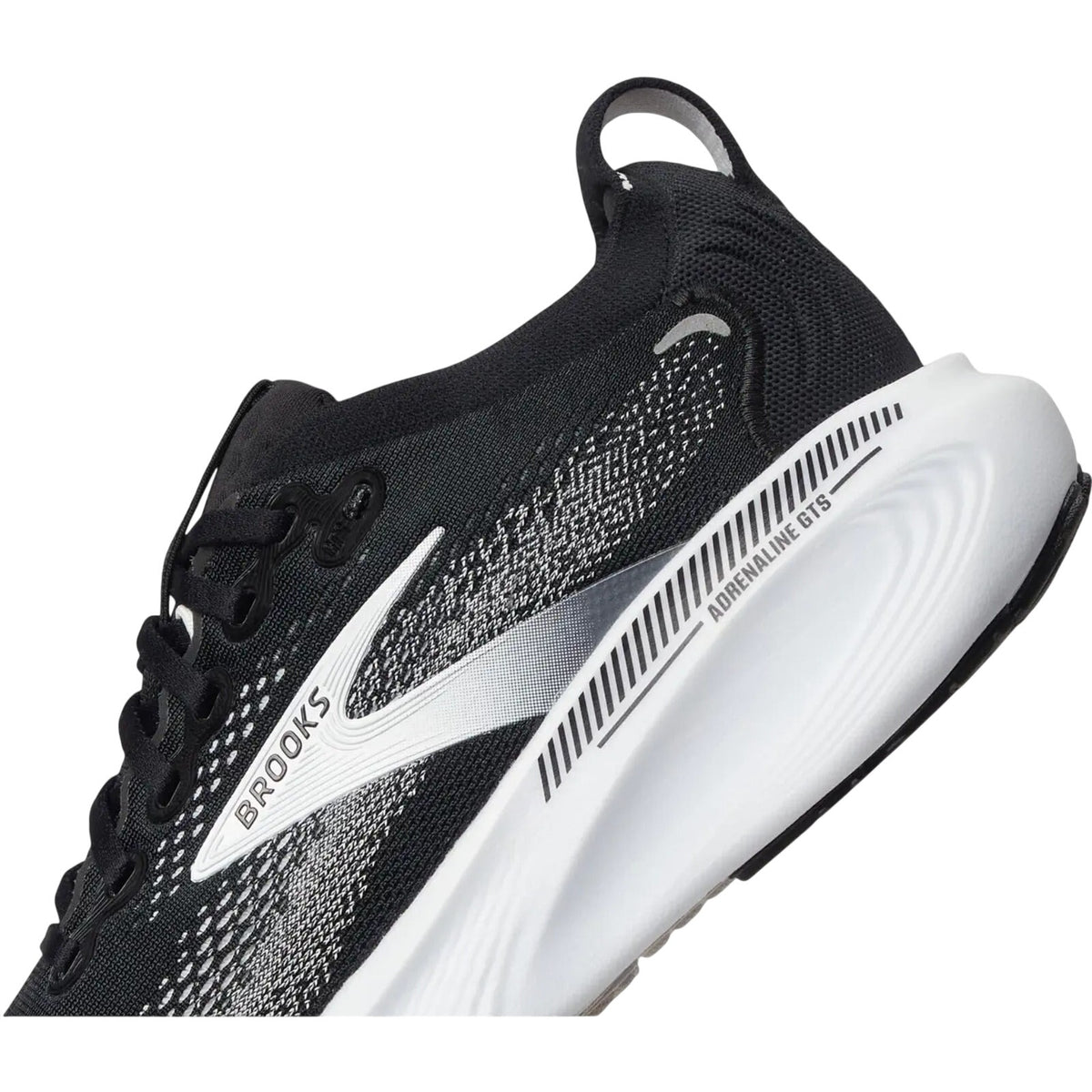 Brooks Womens Adrenaline GTS 25 Running Shoes Size 8.5 XW 2E Black Athletic NIB