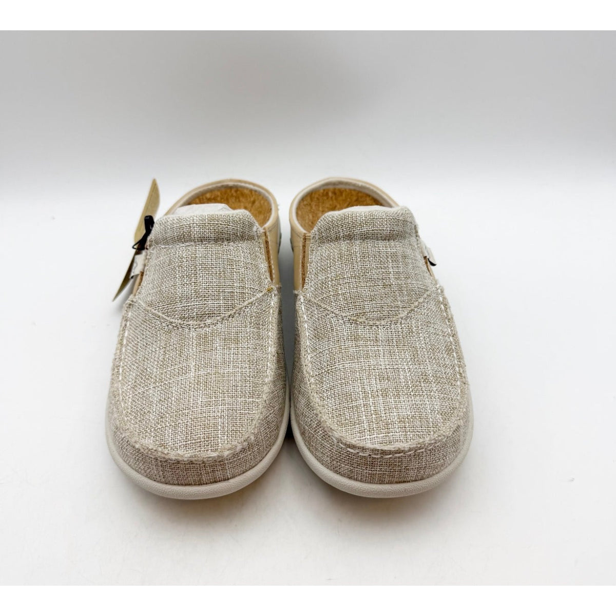 SPENCO Women's Siesta Gemstone Casual Slide Size 5.5 WIDE Beige Sand NIB