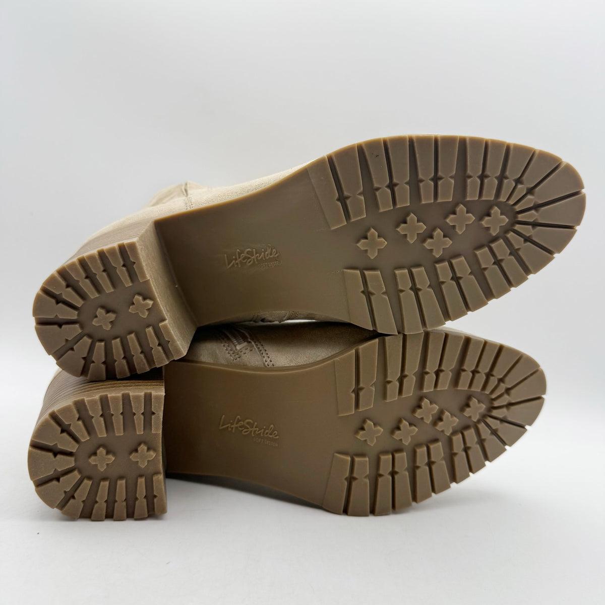 LifeStride Womens Maggie Ankle Booties Size 10 M EU 41 Light Brown NIB