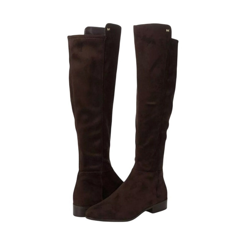 Michael Kors Womens Bromley Stretch Over-The-Knee Boot Size 11 Brown NWOB