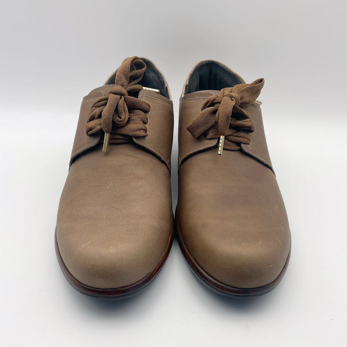 Naot Women's Blizzard Oxford Shoes Size US 8 EU 39 Brown Leather NIB