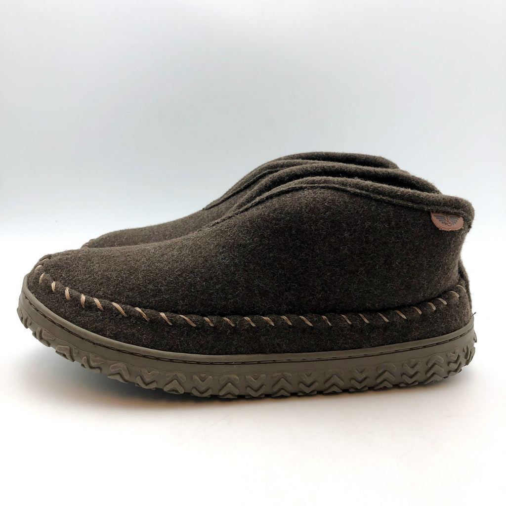 Dockers Mens Rugged Wool Slip-On Bootie Slippers SIZE 8 Brown Indoor/Outdoor NIB