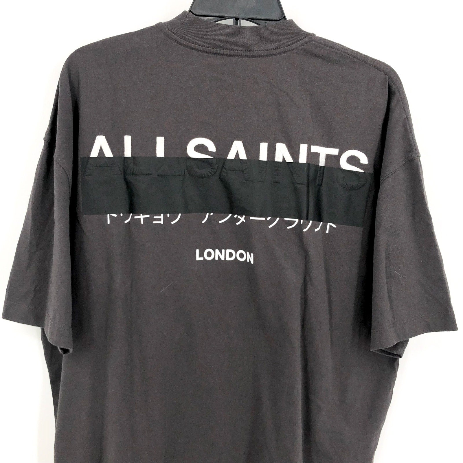 ALLSIANTS Men's Laser Crew T-Shirt Medium Skyline Grey Short Sleeve NWT