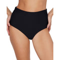 SUNSETS Women's Capri Fold-Over High Waist Bikini Bottom Small Black NWT