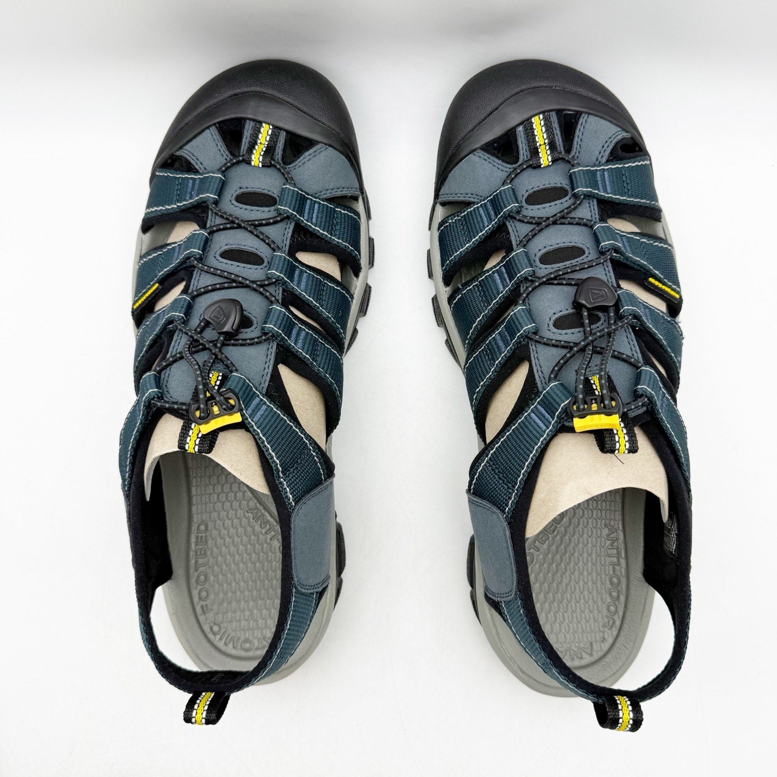 Keen Mens Newport H2 Sandals US 12 EU 46 Blue Black Water-Resistant Hybrid NIB