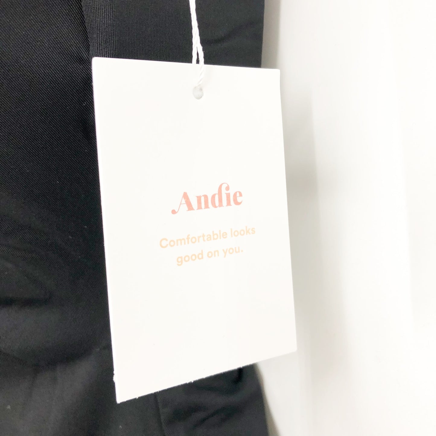 ANDIE SWIM Santorini One Piece Swimsuit Black XXL US 18