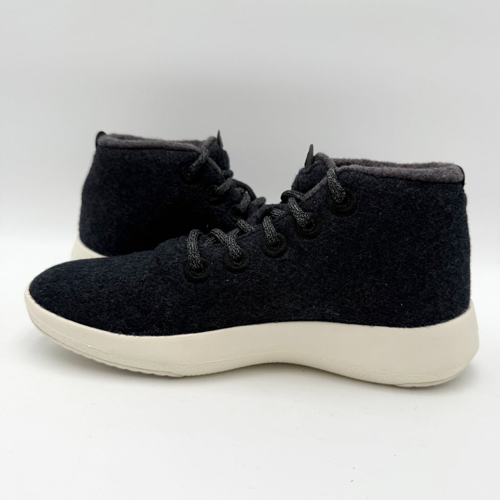 Allbirds Womens Wool Runner-up Mizzles Sneaker High Top US 7 Tuke Jo Black NIB