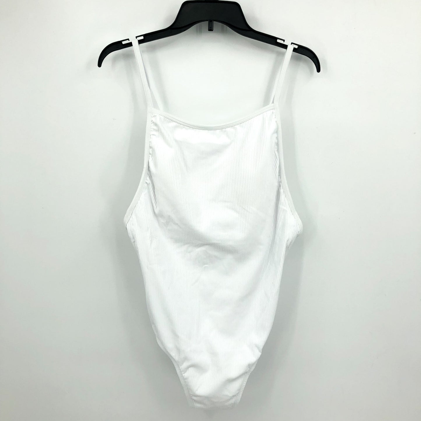 ANDIE SWIM Paloma One Piece Swimsuit XXL 18 Tall White Ribbed