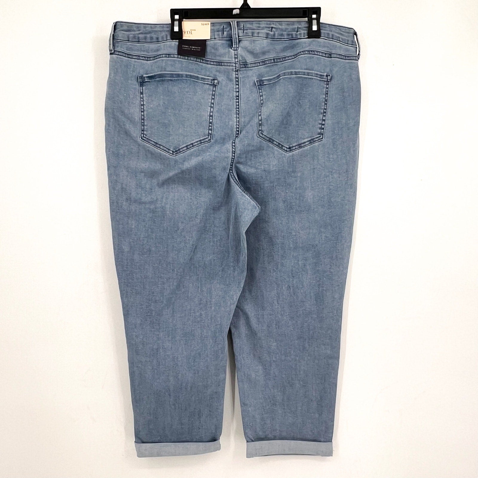 NYDJ Womens Margot Girlfriend Jeans Size 16W PETITE Kingston Blue NWT