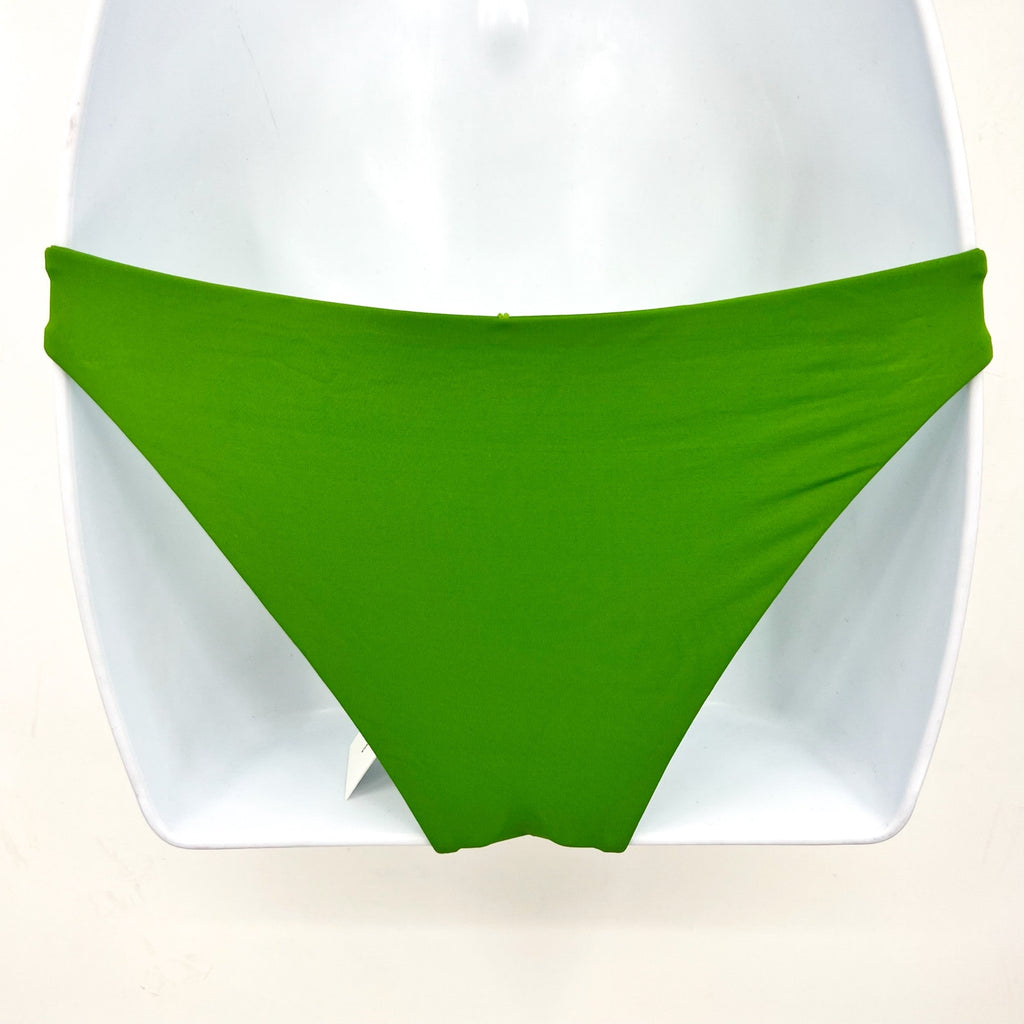 L*SPACE Women's Camacho Classic Bikini Bottom XS Green Cheeky Low Rise NWT