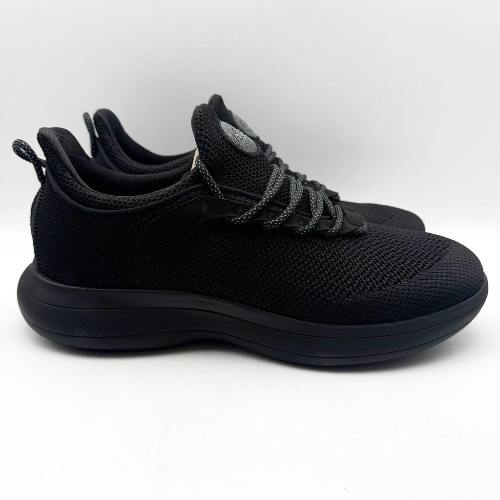 Snibbs Mens Orbit Work Sneakers US 14 EU 49 Black Soft Toe Shoes SR Slip On NIB